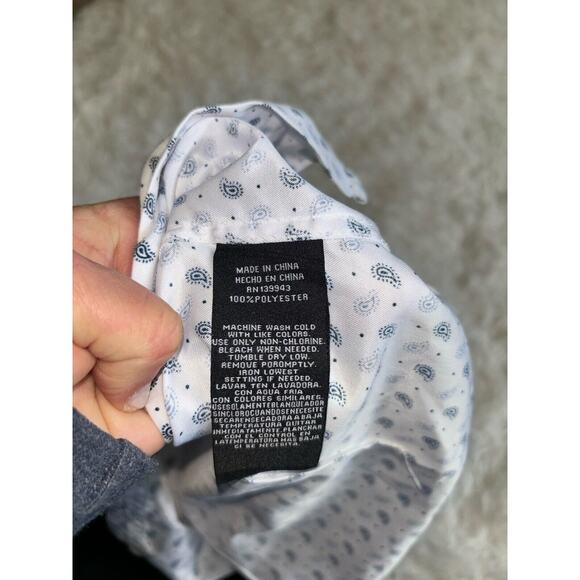 ELIE Balleh Of Milan Boys Sz. 4 Button Down Oxford. Beautiful, Great Shape - Picture 5 of 9